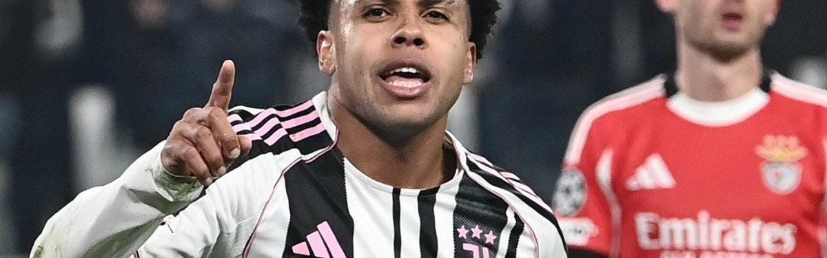 自加盟尤文以来麦肯尼欧冠打进9球，与弗拉霍维奇并列队内第1